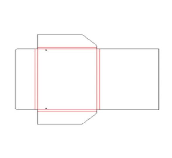 9401364   Strikkmappe stor for A4 med trykk 4+0 240 x 320 x10 + klaffer inkl sort strikk